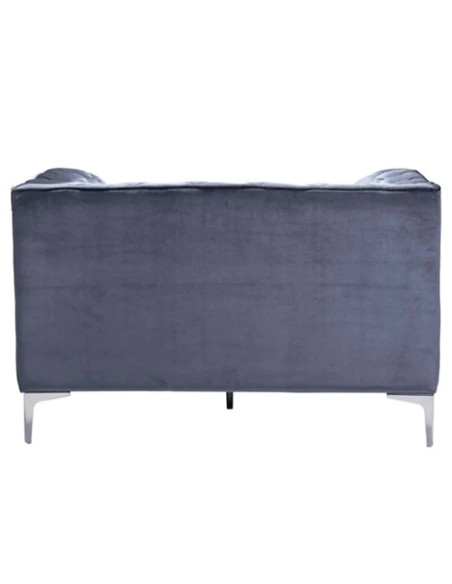 modern single sofa chair in grey - backward modern single sofa chair in grey - backward