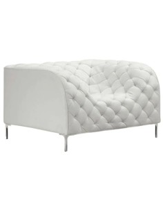 modern single sofa chair in white 2