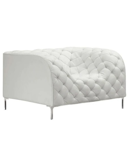 modern single sofa chair in white for sale