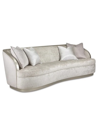 modern sofa in silver