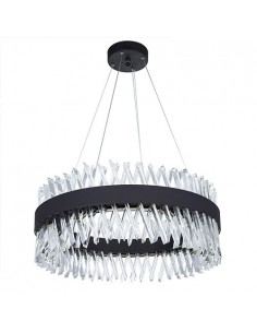 Black Chandelier In A Modern Style