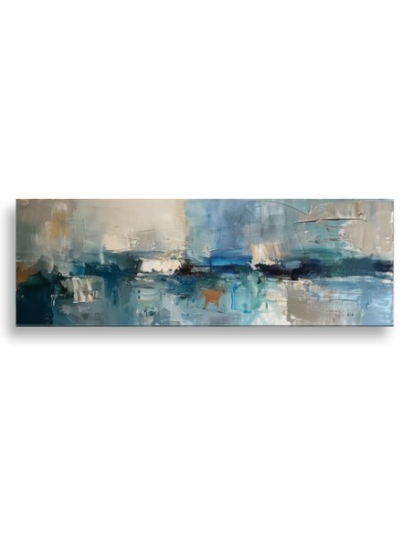Blue Shades Abstract Painting