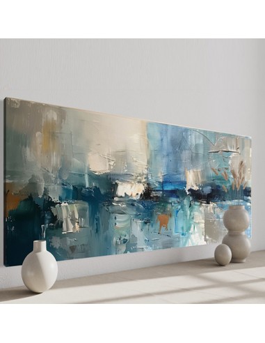 Blue Shades Abstract Painting AG-2202