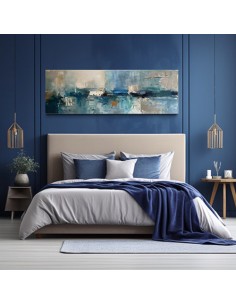 Blue Shades Abstract Painting 2