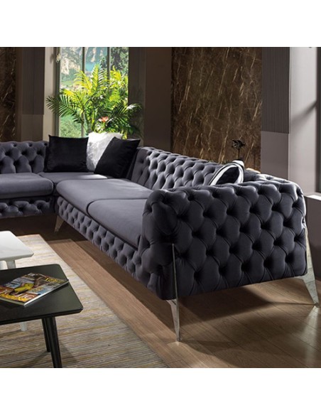 dark grey corner sofa for sale