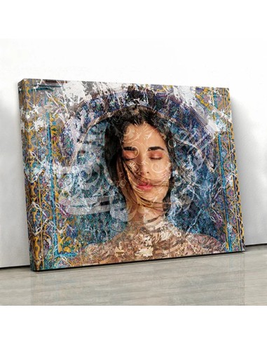 Calligraphy Painting Woman Face in Canada