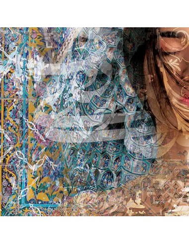 Calligraphy Painting Woman Face AG-2219