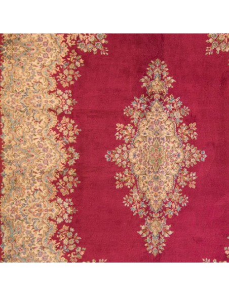 Persian Large Handmade Wool Kerman Rug | Toronto, Ontario