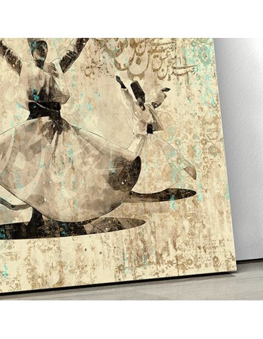 Sufi Dance Calligraphy Painting Wall Art