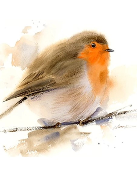 Robin Bird Canvas Painting AG-2273 Robin Bird Canvas Painting AG-2273