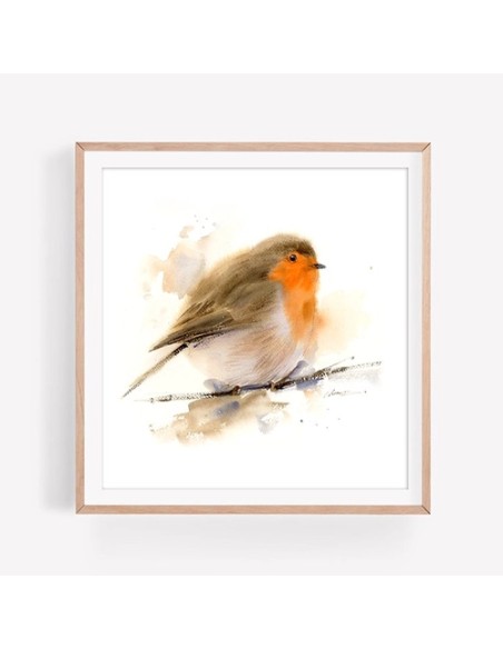 Robin Bird Canvas Painting Robin Bird Canvas Painting
