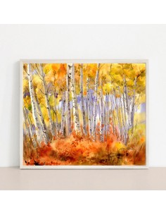 Nature Watercolor Painting AG-2299