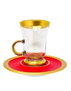 Red and Gold Tea Set