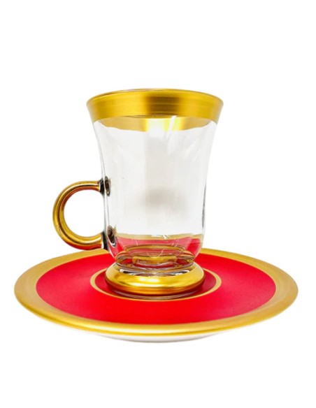 Red and Gold Tea Set