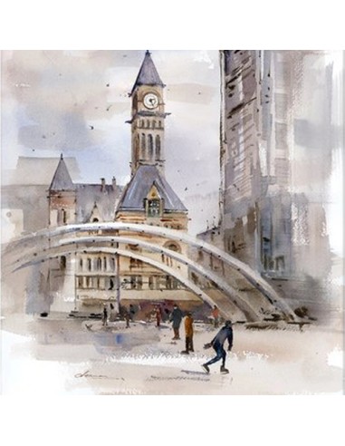 Canvas Painting of People in Canada