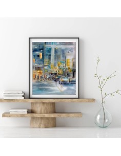 Downtown Toronto watercolor painting 2