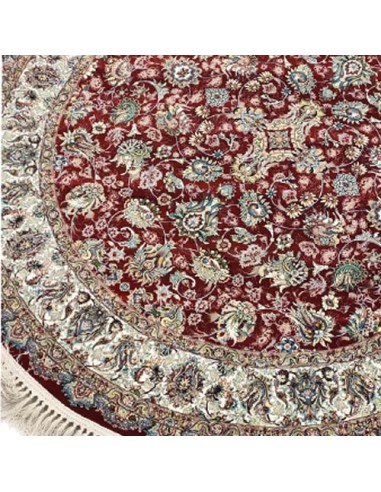 red-round-rug