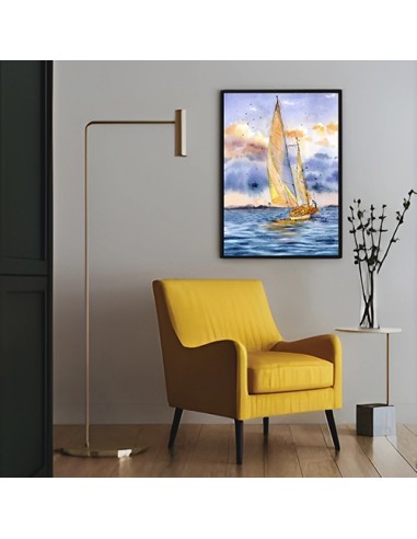 Landscape Watercolor Painting in Decor