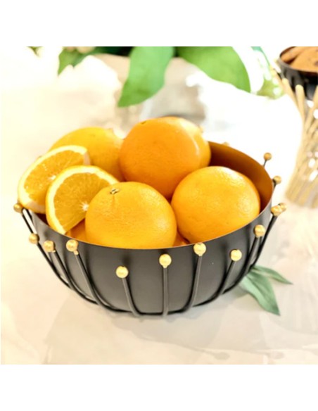 Porcelain Gold Tone Metallic Bowl