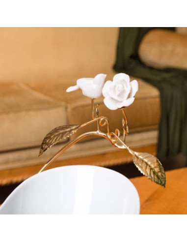 Serving Bowl With White and Gold colour