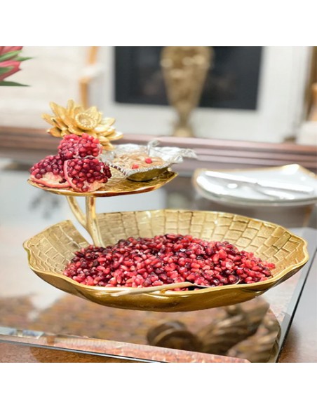 Aluminum Bowl WITH DESSERT PLATE STAND Available in Canada