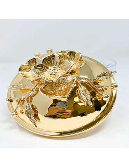 Bowl with Gold lid available in Canada