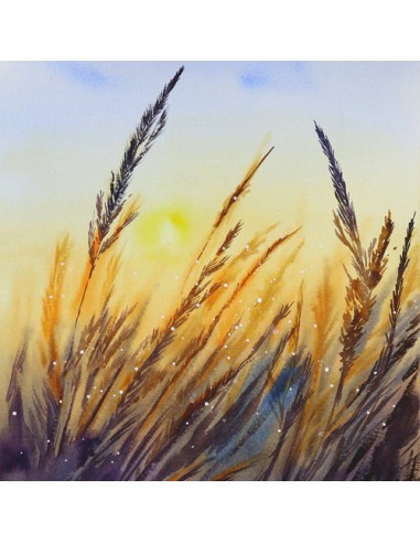 Wheat Landscape Wall Painting AG-2334