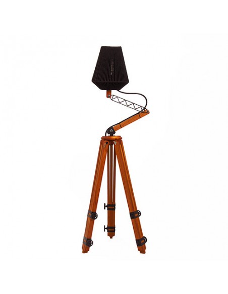 Wooden Modern Floor Lamp Crane01 Model