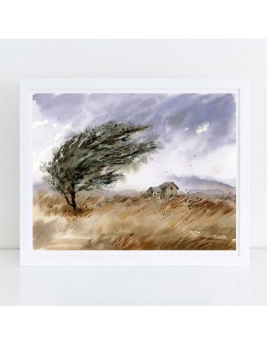 Farm Landscape Canvas Painting AG-2336
