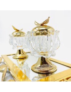 Stand Small Candy Bowl On Golden Tone in Canada 2