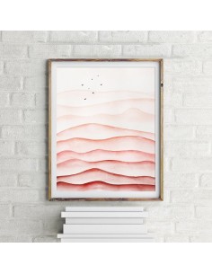 Abstract Mountains Painting 2