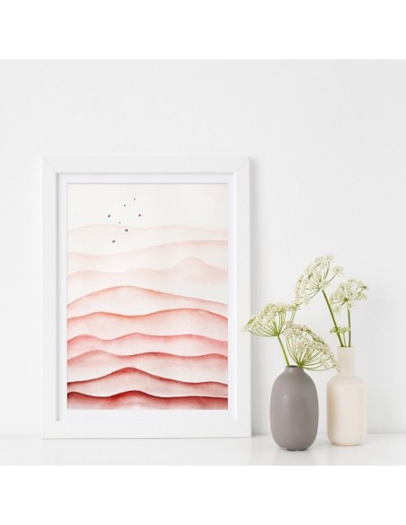 Abstract Mountains Painting