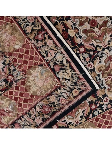 Persian Small-sized Handmade Red Wool Tabriz Rug | Toronto