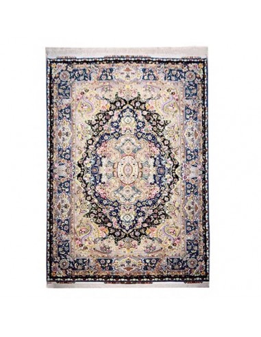 A pair of Tabriz Salari hand-woven silk carpets Rc-102 full view