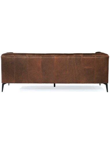 brown aniline leather sofa