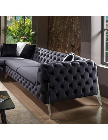 Black-Corner-Sofa-in-Modern-Style ID-2213