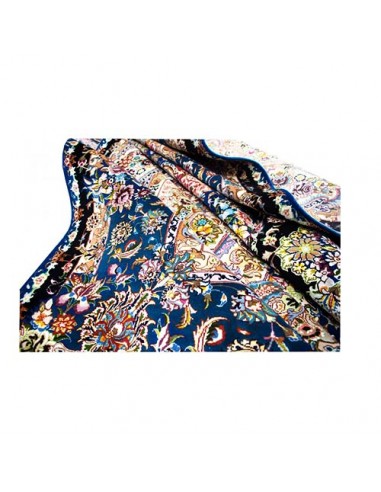 A pair of Tabriz Salari hand-woven silk carpets Rc-102