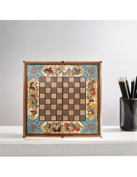Persian-Inlay-Chess-and-Backgammon-Set-HC-1694