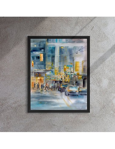 Downtown Toronto, Canada Watercolor Painting AG-2309