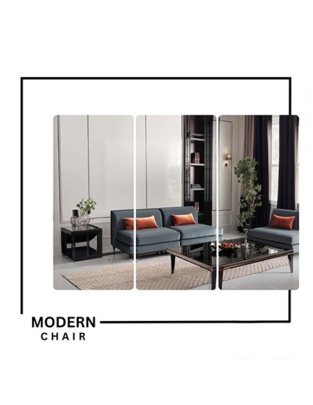 Azure Grey Modern Sofa Chair ID-2094