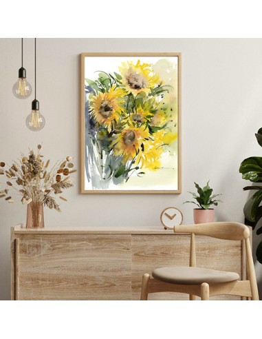 Sunflower-Abstract-Painting-AG-2184-in-Canada