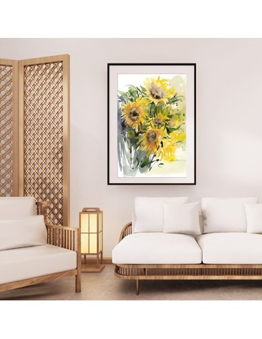 Sunflower-Abstract-Wall-Painting-AG-2184-in-Canada