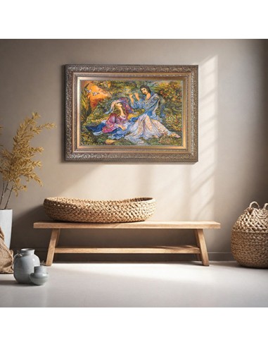 Poet of Love | Decorative Pictorial Carpet | Tableau Rug