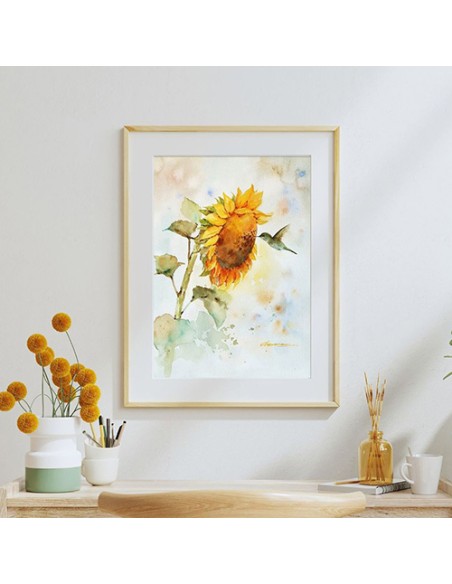 Buy Sunflower Watercolor Painting in Toronto Buy Sunflower Watercolor Painting in Toronto