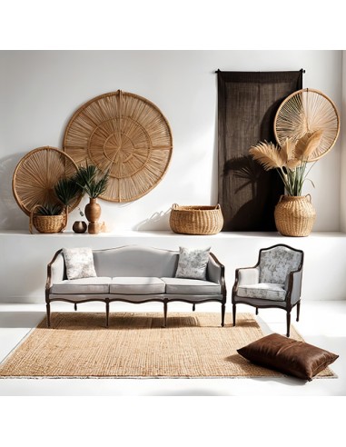 Modern Sofa Set With Wooden Frame ID-1112