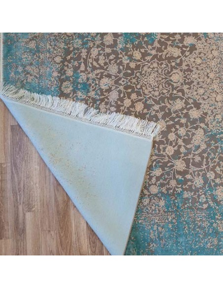 Handmade 5x7 Silk Blue