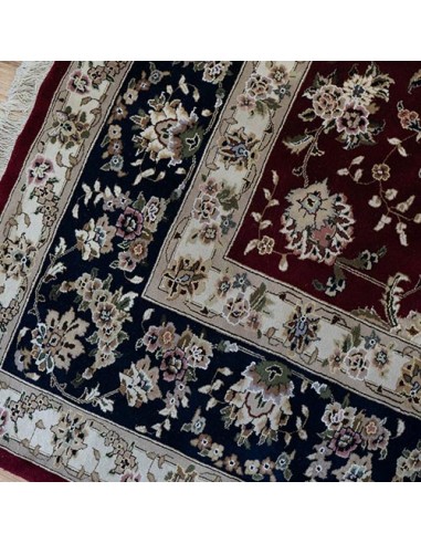 Persian Handmade Wool Silk Red Tabriz Rug RC-2515 | Toronto