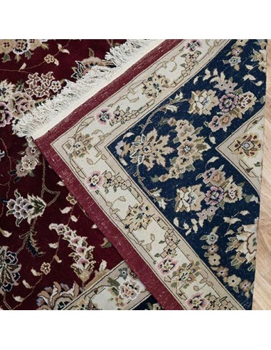 Persian Handmade Wool Silk Red Tabriz Rug RC-2515 | Toronto