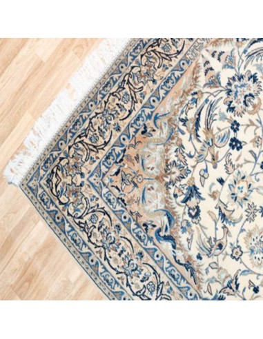 Persian Handmade 6x9 Wool Cream Nain Rug RC-2522 | Toronto