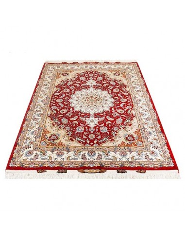 Tabriz hand-woven silk carpet with Taghizadeh pattern Rc-106 full